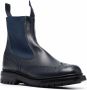 Tricker's Silvia perforated ankle boots Blue - Thumbnail 2