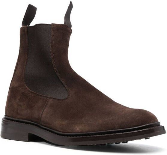 Tricker's suede chelsea boots Brown