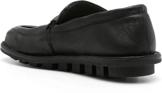 Trippen Duct leather loafers Black