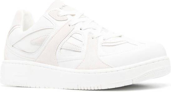 Trussardi low-top lace-up sneakers White