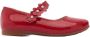 Tulleen floral-strap ballerina shoes Red - Thumbnail 2