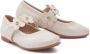 Tulleen floral-strap ballerina shoes White - Thumbnail 3