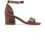 Tulleen leather block-heel sandals Brown - Thumbnail 2
