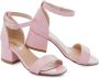 Tulleen patent leather block-heel sandals Pink - Thumbnail 3