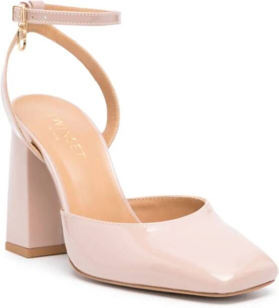 TWINSET 1000m patent-leather pumps Pink