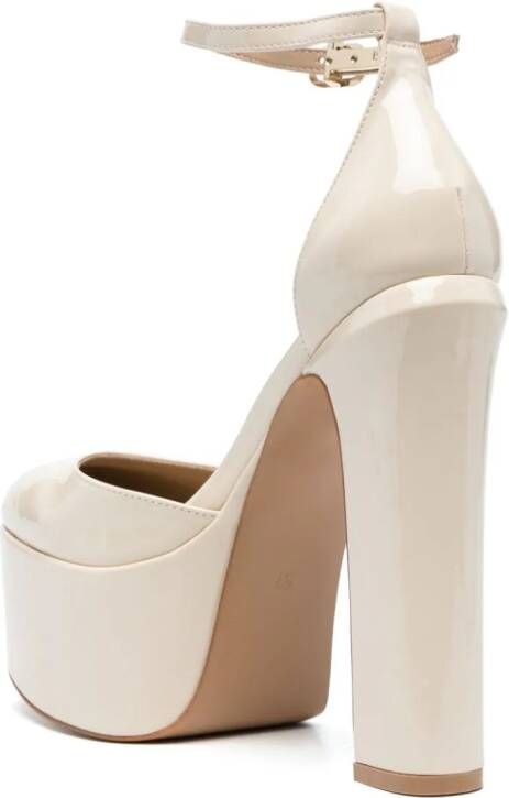 TWINSET 150mm platform-sole pumps Neutrals