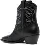 TWINSET 50mm leather Texas boots Black - Thumbnail 3