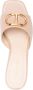 TWINSET 55mm logo-plaque sandals Neutrals - Thumbnail 4