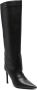 TWINSET 90mm crocodile-effect knee boots Black - Thumbnail 2