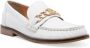 TWINSET chain-detail leather loafers White - Thumbnail 2