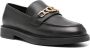 TWINSET chain-link leather loafers Black - Thumbnail 1