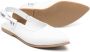 TWINSET Kids bow-detail leather ballerina shoes White - Thumbnail 2