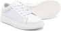 TWINSET Kids broderie anglaise scalloped sneakers White - Thumbnail 2