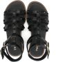 TWINSET Kids stud-embellished leather sandals Black - Thumbnail 3