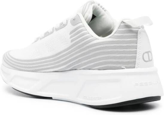 TWINSET Striped Fessura sneakers White