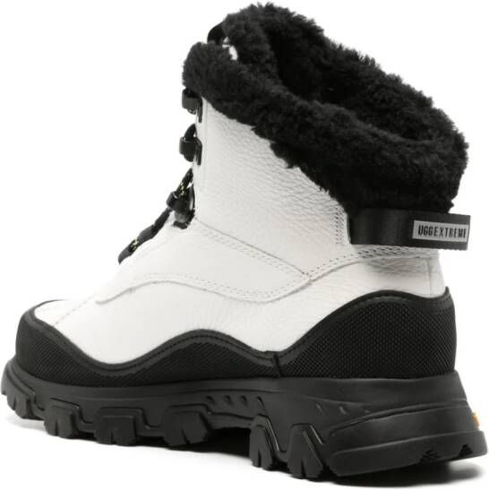 UGG Adirondak Meridian waterproof leather boots White