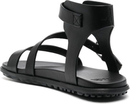 UGG ankle-strap buckle sandals Black