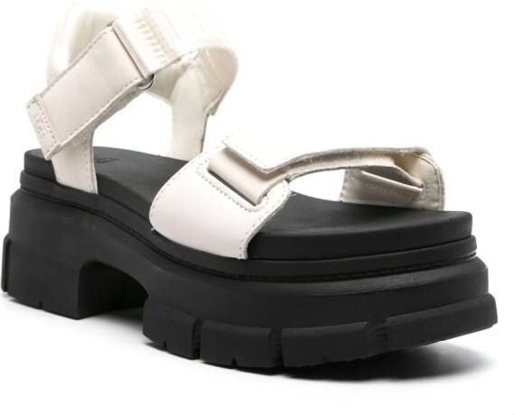 UGG Ashton 70mm leather sandals White