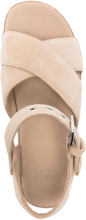 UGG Aubrey flatform sandals Neutrals