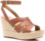 UGG braided-wedge heeled sandals Brown - Thumbnail 2