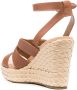 UGG braided-wedge heeled sandals Brown - Thumbnail 3