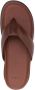 UGG Capitola leather flip flops Brown - Thumbnail 4