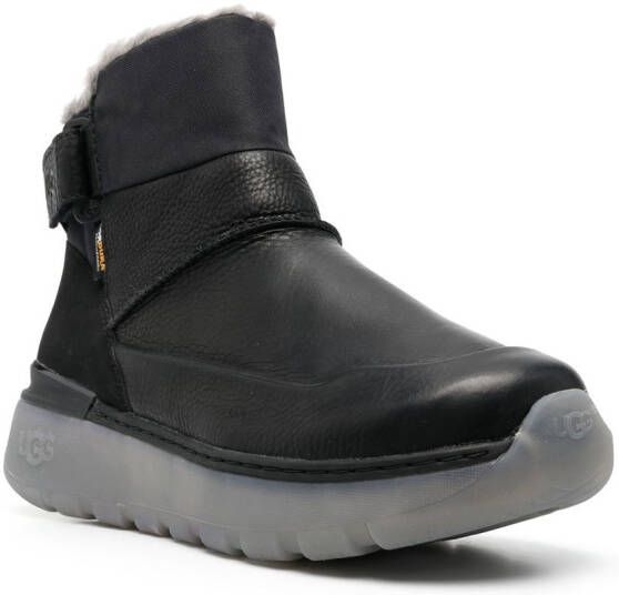 UGG City Mini leather boots Black