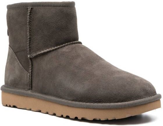 UGG Classic Mini II shearling ankle boots Grey