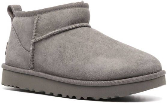 UGG Classic Ultra Mini suede boots Grey