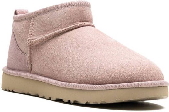 UGG Classic Ultra Mini suede boots Pink