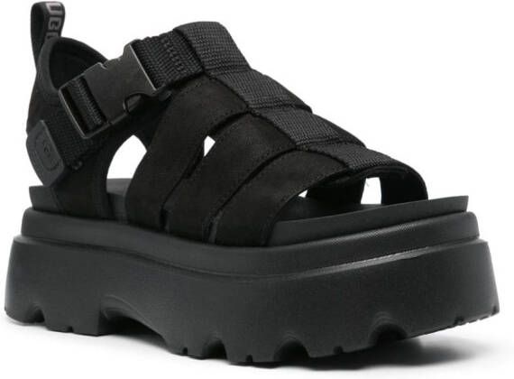 UGG Cora leather sandals Black