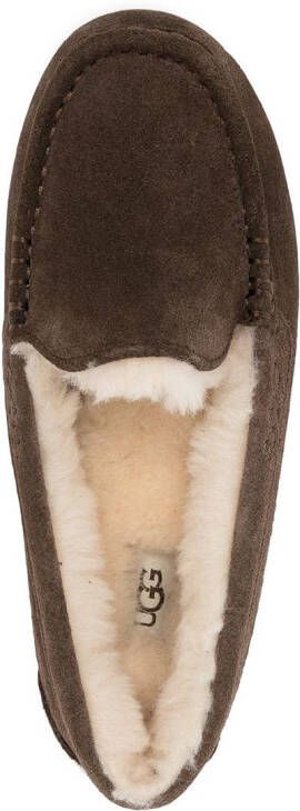UGG Dakota shearling-lined loafers Brown