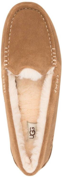 UGG Dakota shearling-lined loafers Neutrals