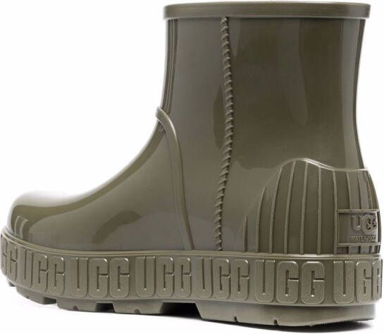 UGG debossed-logo rain boots Green