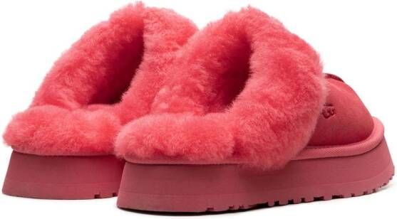 UGG Disquette shearling platform slippers Pink
