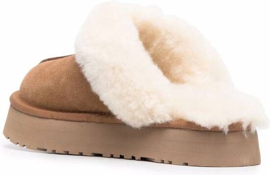 UGG Disquette suede slippers Brown