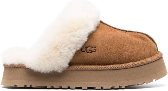 UGG Disquette suede slippers Neutrals