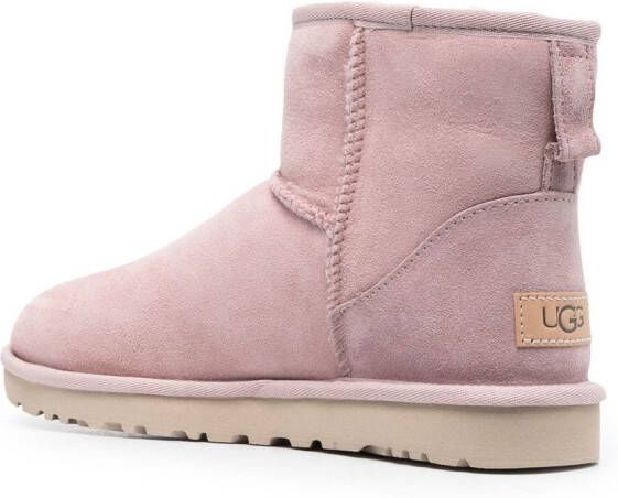 UGG faux-fur lined ankle boots Pink