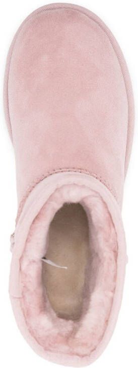 UGG faux-fur lined ankle boots Pink