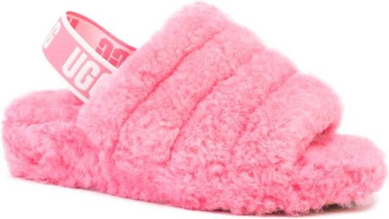 UGG Fluff Yeah slingback sandals Pink