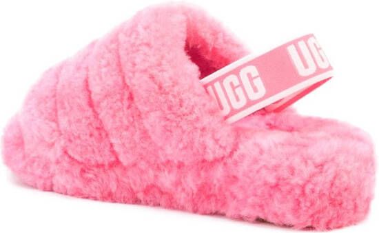 UGG Fluff Yeah slingback sandals Pink