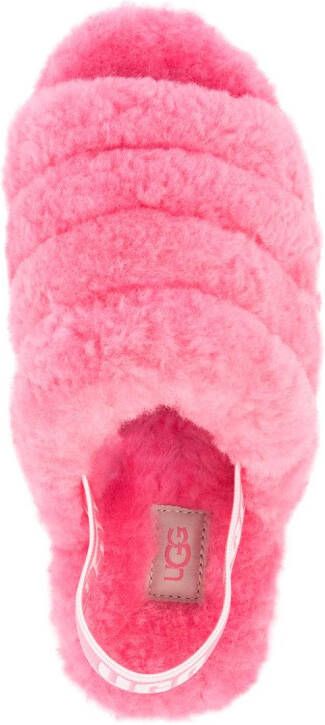 UGG Fluff Yeah slingback sandals Pink