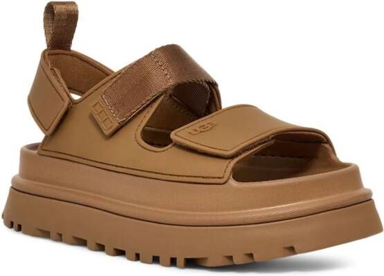 UGG GoldenGlow flatform sandals Brown