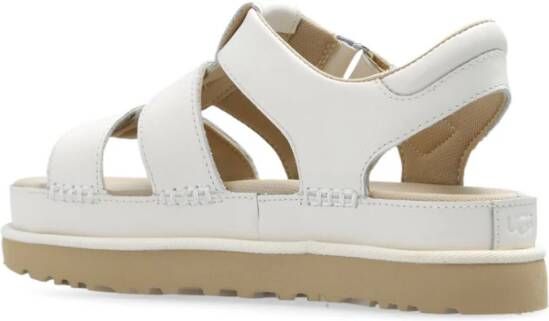 UGG Goldenstar Strap flatform sandals White