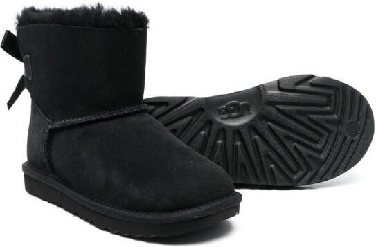 UGG Kids Bailey bow-detail ankle boots Black