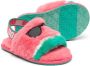 UGG Kids Fluff Yeah Watermelon slippers Pink - Thumbnail 2