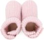 UGG Kids logo-debossed ribbed-knit boots Pink - Thumbnail 3