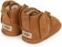 UGG Kids logo-patch suede boots Brown - Thumbnail 3