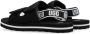 UGG Kids logo-print touch-strap sandals Black - Thumbnail 3