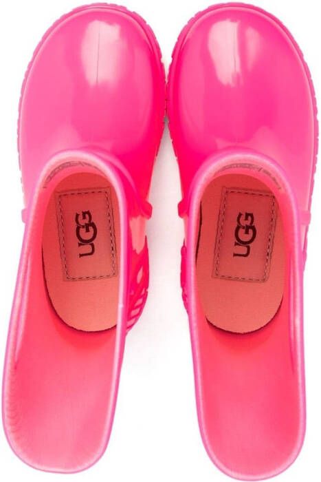 UGG Kids round-toe rain boots Pink
